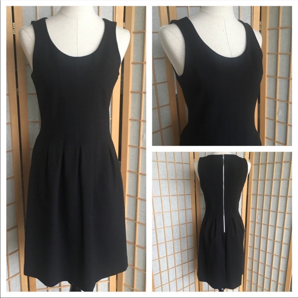 J Crew Black Scuba Knit Dress SZ S